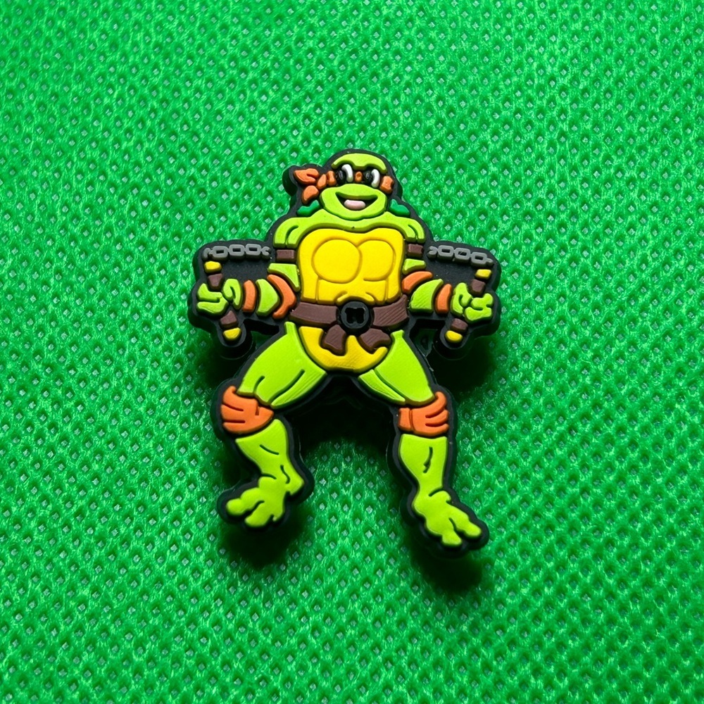 🌼 (5/$10 or 10/$15) NEW “90’s Teenage Mutant Ninja Turtles” Croc Shoe Charm TMNT